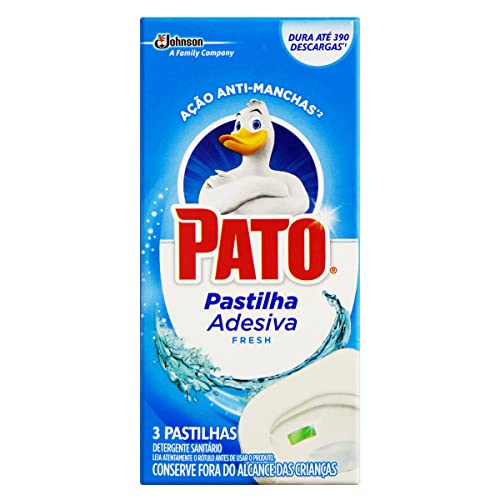 Pato Desodorizador Sanitário Pastilha Adesiva Fresh 3 unidades