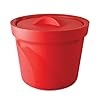 Bel-Art Magic Touch 2 High Performance Rode IJsemmer; 4,0 Liter, Met Deksel (M16807-4003)