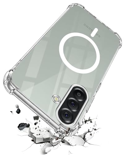 Image of Jkobi Shockproof Crystal-Clear Back Cover for Samsung Galaxy A56 (Magsafe Wireless Support | Drop & Camera Protection | Hard Polycarbonate)