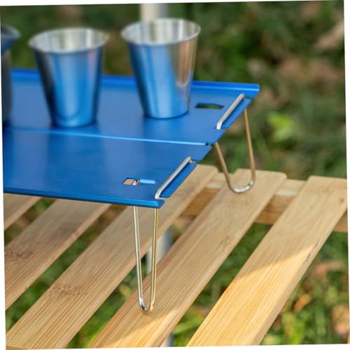 Table de camping pliable portable en aluminium stable et compacte - 8