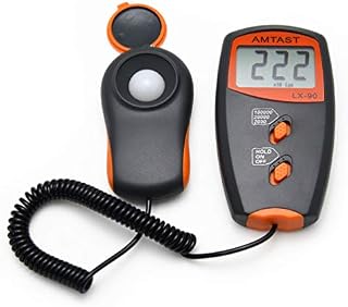 AMTAST Digital LUX Meter LX-90 Light Meter with LCD Display, Range 0-100,000 Lux