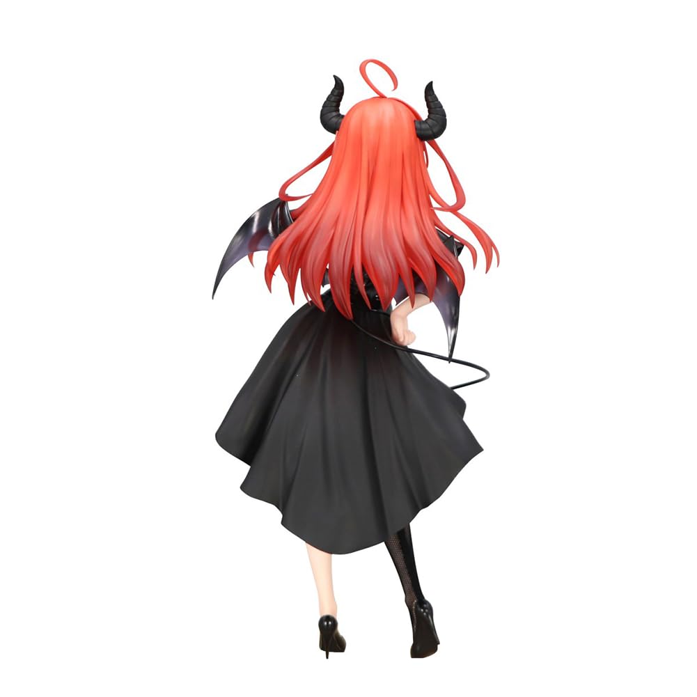 Nakano Itsuki Figura de anime, modelo de chica linda, estatua de PVC, 25 cm, vestido negro, figura de acción, adornos de escritorio, coleccionables, regalos