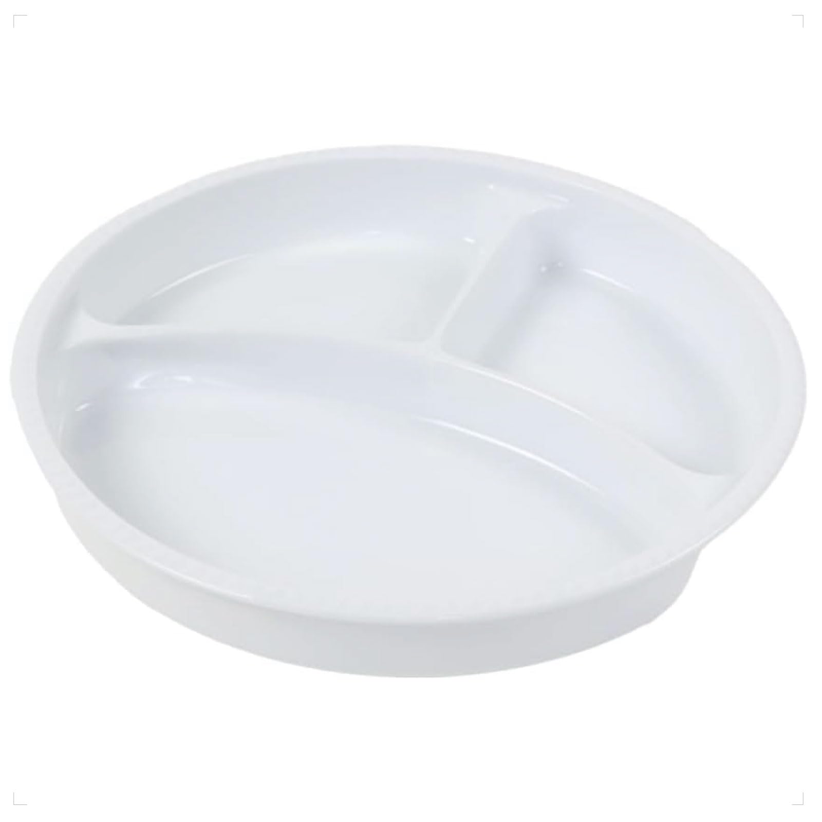Amazon.co.jp: 【22.5cm 深めの3つ仕切り皿】まるくぱーじゅ(公式