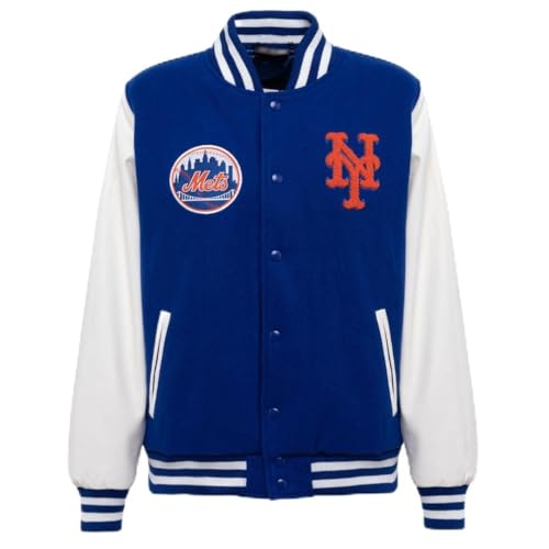 Leather Shark LS.Men’s NY Varsity bomber jacket |Mets bomber jacket| NY Baseball jacket for Men.