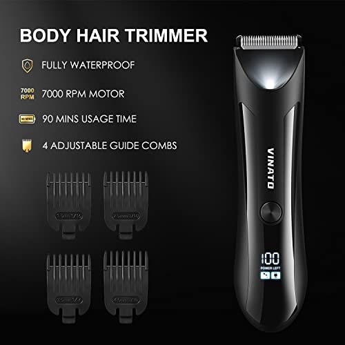 Image of VINATO Electric Trimmer Tool Set - Body Hair Trimmer, Nose Hair Trimmer, Beard Razor, Anniversary Birthday Gifts for Dad Husband Boyfriend, All-in-one Mens Gifts, Mens Grooming Kit
