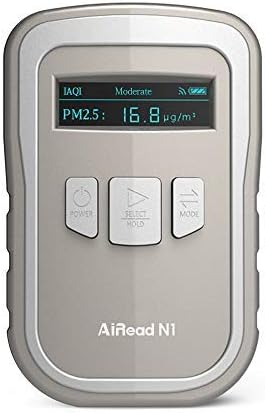 N1 Industrial Grade Real-Time Air Quality Monitor, PM 2.5/Hcho/Temp/Hum Multi Tester with Smart App & High Accuracy Laser Sensor Indoor Air Composition Detector Meter Reader