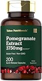 Tahoe Nutritionals Pomegranate Extract | 200 Capsules | Non-GMO, Gluten Free Supplement