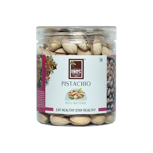 HRK Premium Pista Dodi 200g Pistachio Dry Fruits Pack | Fresh Pistachio Nuts with Shell for Daily Eating | Healthy Snacking Pista Nuts Hygienically Packed