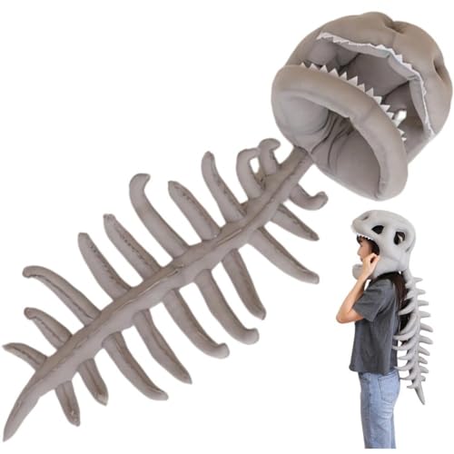Coiffe squelette de dinosaure originale pour cosplay et spectacles - 2