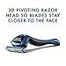 Alecoy Wilkinson Sword Protector 3 Refill Cartridges Razor Blades, 8 Count (Comparable to Schick Protector), Blue, Pack of 8 (70051360)