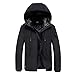 Produktbild KEERADS Herren Beheizte Jacke USB Elektrische Heizjacke Herren und Damen Beheizte Jacken Heizung Kleidung Trekking Softshell Jacke wasserdichte Fleece Hoodie Wandern Klettern Skijacken