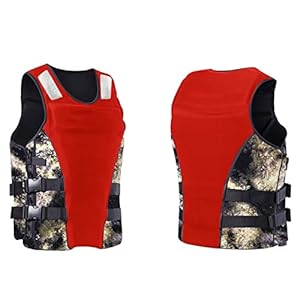 Volwassen 45-50N Sport II ritssluiting, nylon, drijfvesthulp, drijfhulpmiddel, kano-kajak-rubberboot SUP-jas met zak, zeer duurzaam ontwerp voor snelle watersporten – unisex