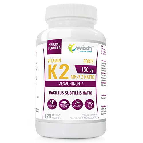 Wish Pharmaceuticals Naturel Vitamine K2 Cover