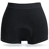 Incontinence Underwear Womens Active Brief(Black) with Super-Absorbent (14 Oz) White Bamboo Charcoal Pad(Small)