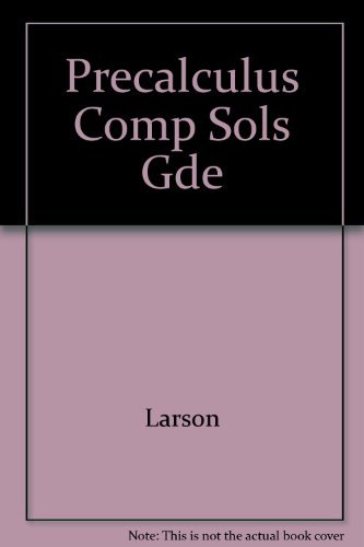 Precalculus Comp Sols Gde 0669417440 Book Cover