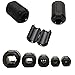 30Pcs Clip-on Ferrite Ring Core RFI EMI Noise Suppressor Cable Clip for 3.5mm/ 5mm/ 7mm/ 9mm/ 13mm Inner Diameter Telephones,Tvs,Speakers,Radio,Audio Equipment Noise Suppressor Video Cable Power Cord