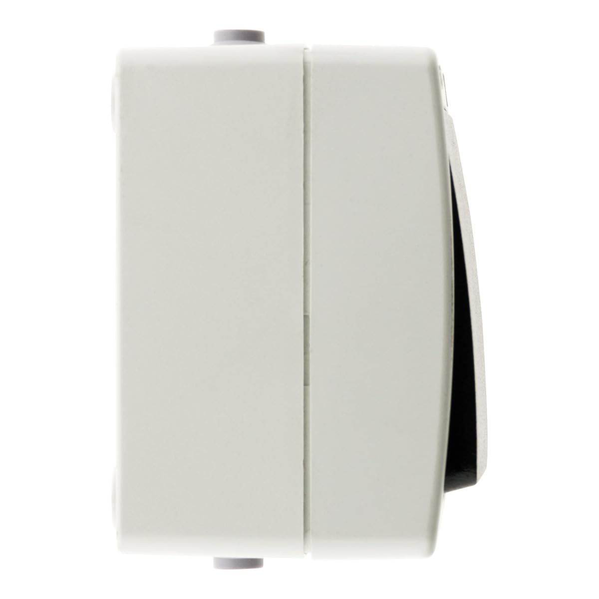 Zenitech - Interruttore Va-e-vieni 10A IP54 Aquae - Nero - Interruttore Impermeabile per Uso Esterno - Collegamento Rapido con Morsetto Automatico - Controllo da Due Punti