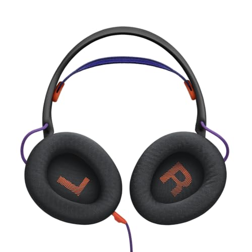 JBL Quantum 250 Kabelgebundene Over-Ear-Gaming-Kopfhörer, Schwarz