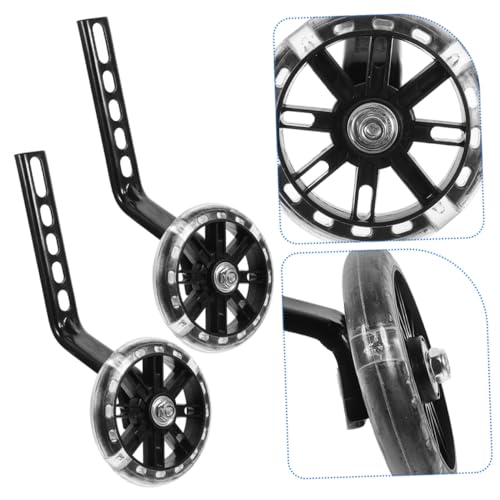 Ruedas de entrenamiento Artibetter para bicicleta 4 piezas, ruedas estabilizadoras resistentes al desgaste, accesorios ajustables para seguridad en bicicleta miniatura 7