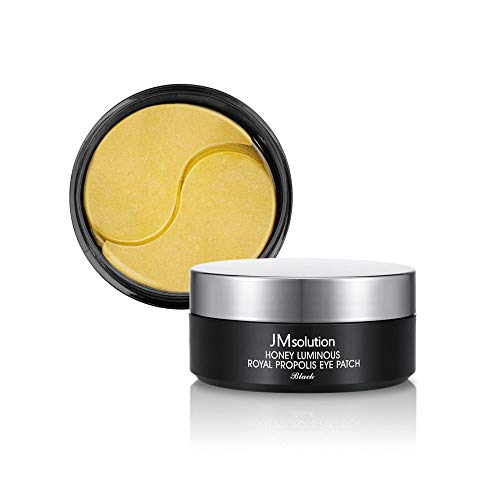 JMsolution Royal Propolis Eye Patch Intensive Eye Skin Care-High concentration Essence Hydrogel- Royal Jelly Honey Extract Collagen-Cooling Moisturizing - Anti-wrinkle Effects Fine Lines Undereye - 60EA
