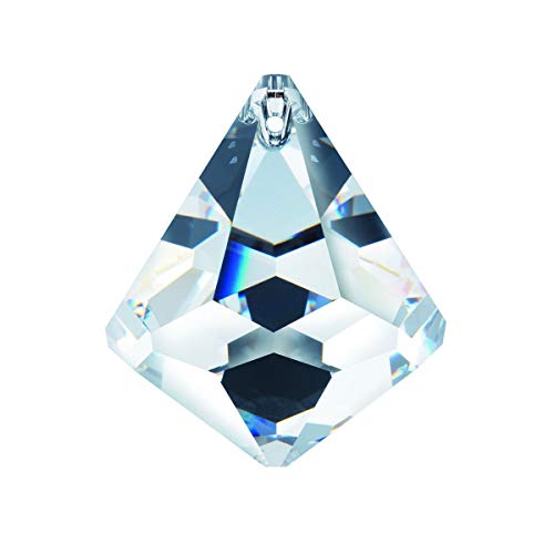 Genuine Swarovski Crystal 40mm Clear Crystal Cone Ball Prism, Amazing Shine and Brilliance with Cert - //coolthings.us