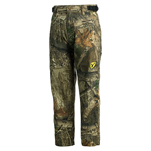 Scent Blocker Shield Series Youth Fused Cotton Ripstop Pants, Hunting Pants For Kids (Rt Edge, Medium) #TOP17