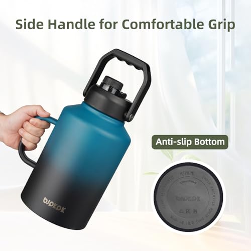 Image of BJPKPK 128oz Stainless Steel Water Bottle, 1 Gallon Insulated Water Jug