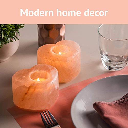 Wbm Himalayan Glow Comtemporary Style Hand Carved Natural Crystal Himalayan 1 Hole Tealight Candle Holder #TOP2