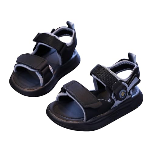 sfdgfhyf Children Open Toe Sandals Summer New Solid Beach Shoes Girls Hollow Out Simple Sandals Kids Slides Size 2