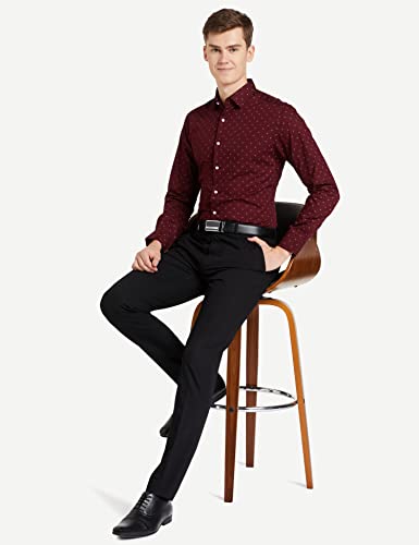 Image of Diverse Men's Cotton Printed Full Sleeve Regular Formal Shirt
