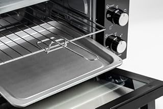 Forno Elettrico Devil 23 Litri Melchioni doppio vetro di sicurezza termoisolato resistenze Acciaio grill, combinato ventilato luce interna 1200W Timer Termostato by Dimensione Elettronica