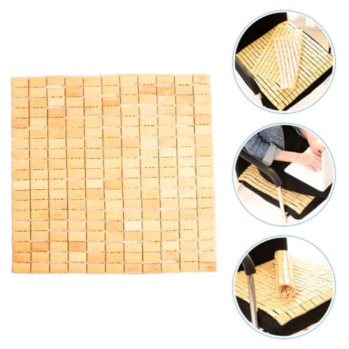 Alfombrilla de asiento transpirable de material natural Luxshiny 8