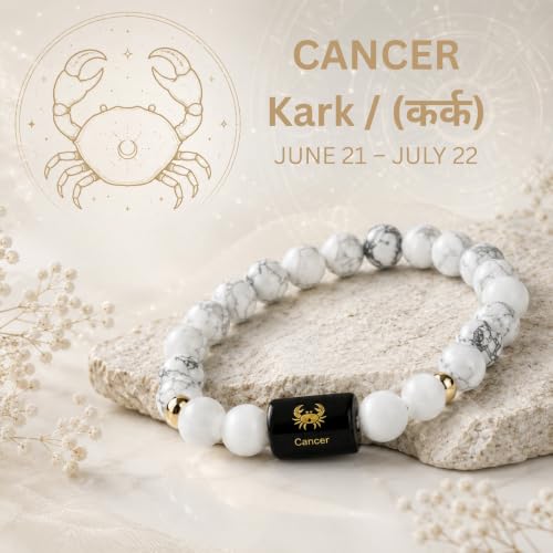 Image of Rashi Bracelet for Men & Women | Original Certified Healing Crystal for Confidence, Motivation & Positive Energy | Zodiac Bracelet for Men & Women | Astrology Gift For Everyone