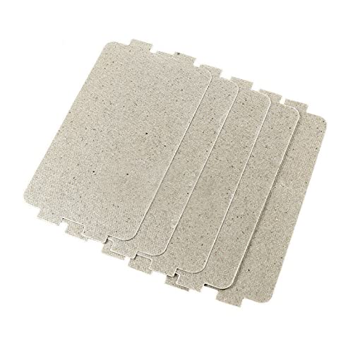 5 Pcs Universal Microwave Oven Mica sheet Wave Guide waveguide Cover Sheet Plates for Kitchen Microwave Oven Waveguide Cover Replacement Repairing Accessory