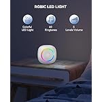 TECKNET Longest 1300 Feet Wireless Doorbell with RGB Alarm Lighting,Battery-Powered IP66 Waterproof Design,60+Chimes & 5-Level Volume for Home/Apartment/Classroom/Business,4.5-Year Battery Life,White - Image 4