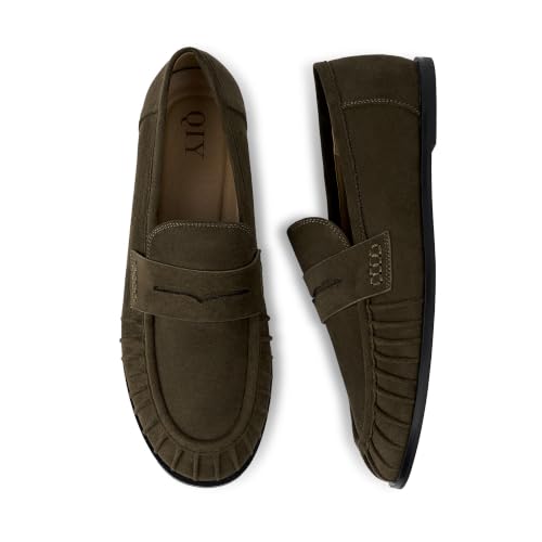 Image of QIY Penny Loafers for Women 2026 Comfortable Flats Shoes