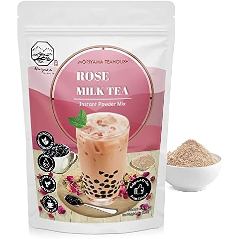 Rose Bubble Milk Tea Instant Powder Mix Cover