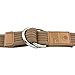 moonsix Canvas Web Belts for Men, Military Style D-ring Buckle Men's Belt, Khaki