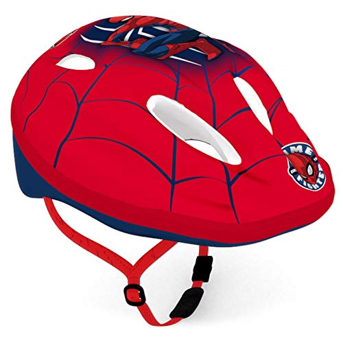 Disney 9057 Spiderman Bike Helmet, Multi-Coloured