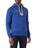 gantt chart excel template  GANT Herren Shield Hoodie Kapuzenpullover, DEEP Blue, L