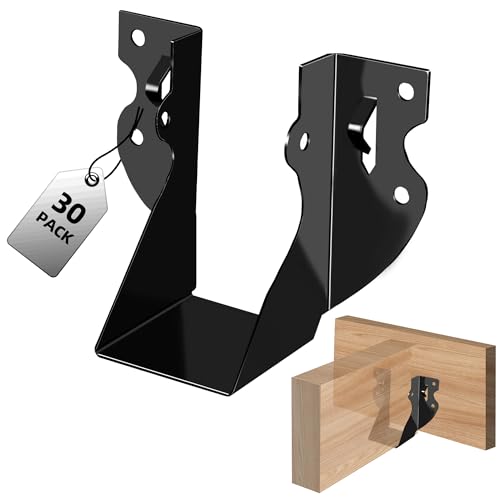 Calvana 2x4 Black Steel Brackets (30-Pack)
