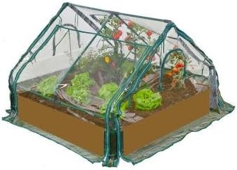 Zenport SH3222A-10PK Three Tier Greenhouse Plant Growing Shelving Station, Box of 10