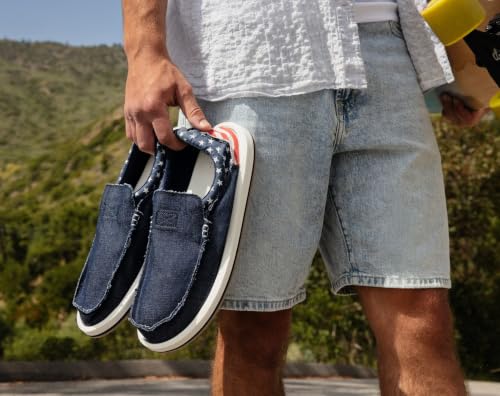Image of Sanuk Mens Chiba Loafers for Men | Mens Shoes | Slip On Shoes for Men | Men's Slip-on Loafers | Comfort Foam Footbed