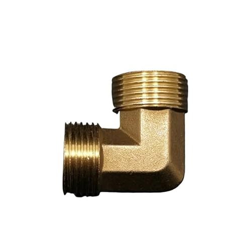 AARTERZZA Brass 90 Degree Elbow DN25 1" Male Pipe Fitting Adapter Coupling Connector