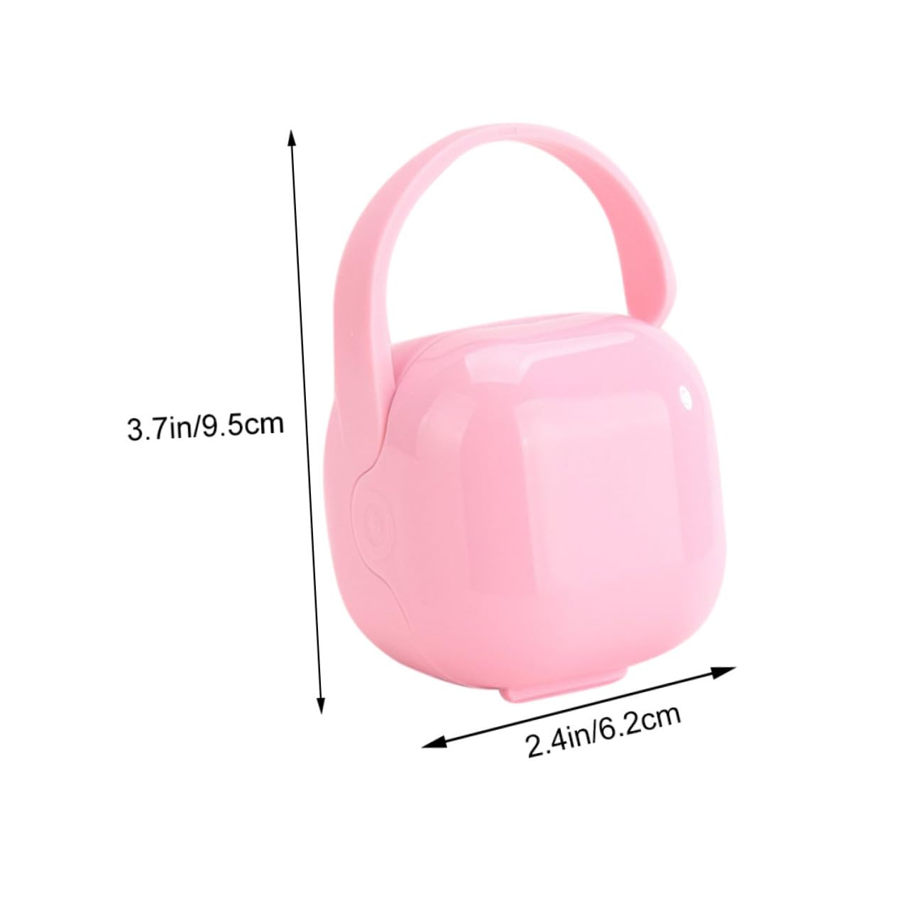 CIMAXIC 2pcs Protective Soother Container Pacifier Cover for Baby Feeder Portable Soother Case Lidded Storage