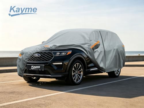 Image of Kayme Waterproof Heavy Duty Car Cover Custom Fit Ford Explorer 2006-2026