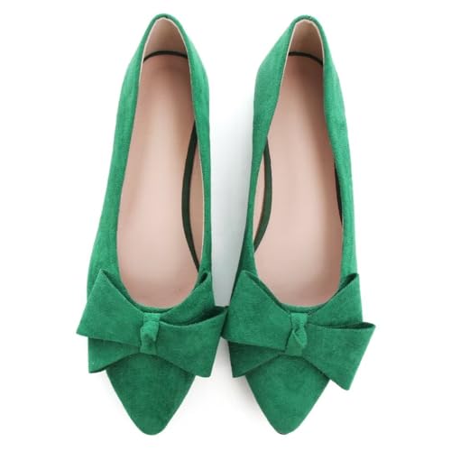 Image of Stunner Womens Flats Fashion Pointed Toe Bowknot Ballet Flats Cute Slip On Dress Flats Comfortable Party Wedding Flats2