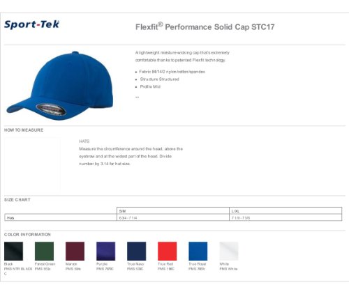 SPORT-TEK Men's Flexfit Performance Solid Cap4