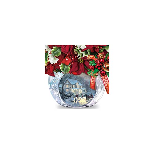 The Bradford Exchange Table Centerpiece: Thomas Kinkade Bringing Holiday Cheer Table Centerpiece #TOP2