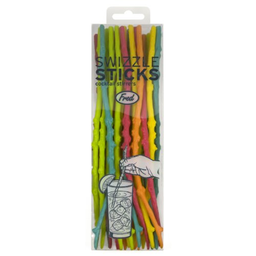 Fred and Friends Swizzle Sticks Drink Stirrers